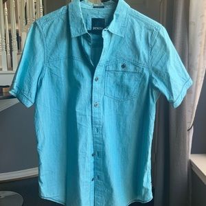 Prana short sleeved button down